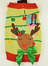 Merry Markings Oh, Deer  Holiday Reindeer Sweater  Dog (Medium) - £12.63 GBP