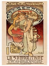 4002&quot;The Samaritan&quot;Theatre Vintage Poster.Sarah Bernheart Art Nouveau Decorative - £12.94 GBP+