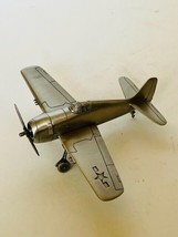 Danbury Mint Pewter Airplane Jet Plane Figurine Model 1:82 scale Grumman... - $49.45