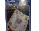 Bucilla Special Edition Fan Lap Quilt Wall Hanging Stamped Cross Stitch ... - $19.40
