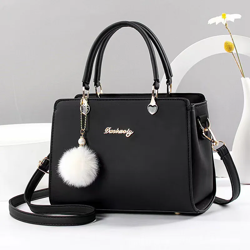 Women Soft PULeather Handbag Messenger Shoulder Tote Bag Crossbody Satchel Purse - £28.04 GBP