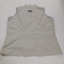 Line Up For Sports Men's Beige/Cream Full Zip Sleeveless Golf Vest Chest 41" image 12