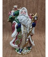 Fitz &amp; Floyd Classics Florentine Christmas Santa Teapot Beautiful 11.5&quot; ... - €73,91 EUR