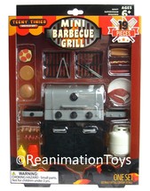 Teeny Tinies Mini Barbeque Grill BBQ Doll Food Miniature Playset 1:12 Scale New - £19.65 GBP