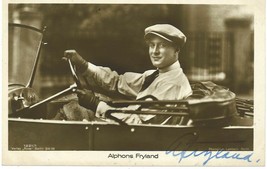 Alphons Fryland (1926) German Silent Film Postcard Signed By Alphons Fryland - £75.66 GBP