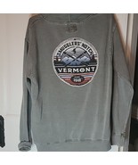 Smugglers Notch VT Grey Hoodie Sweatshirt - Size Small - $36.77