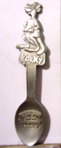 Korky-Ron Jon Surf Shop-Cocoa Beach, Fl. Souvenir Spoon-Pewter - $14.85