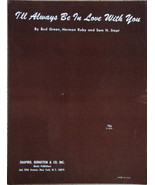 I&#39;ll Always be in Love With You- Song Sheet-1929 - £1.59 GBP