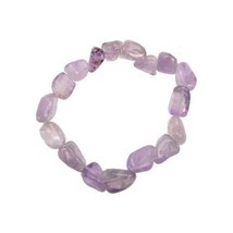 Amethyst gemstone bracelet - $5.75