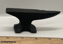 Vintage made in Taiwan 4.5 inch anvil paperweight desk accessory metal c... - $11.75