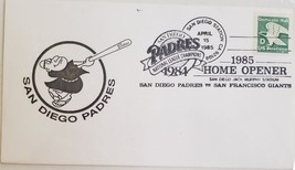First Day Cover San Diego Padres Natl League Champions 1984 Home Opener 1985 - £5.53 GBP