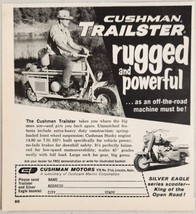 1962 Print Ad Cushman Trailster Off-Road Motor Scooters, Silver Eagle Lincoln,NE - £11.26 GBP