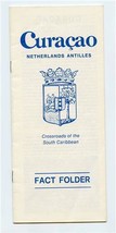 Curacao Netherlands Antilles Fact Folder Booklet 1968 Crossroads South C... - £14.04 GBP