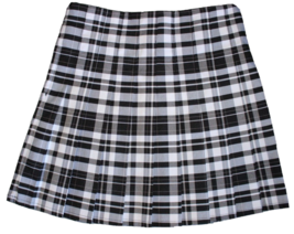 No Boundaries Juniors Black/White Plaid Pleated Tennis Skirt ~S (3-5)~ RN 52469 - £4.70 GBP