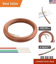 Thermostat Wire 18/4, 150 FT, Solid Copper, 18 Gauge, 4 Conductor, Resid... - $119.49