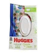 Huggies Natural Care Clutch N Clean Refillable Travel Clutch w/ 32-Count... - £19.85 GBP