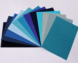 Ultrasuede® ST (Soft) Assorted 6 Piece Blue Aqua Blues 5&quot;x 7&quot; pieces (U0... - £7.99 GBP