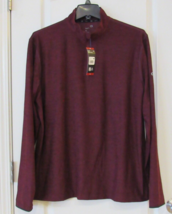 GAPFit Mockneck Long Sleeve Active 1/2 Zip Pullover Windsor Wine Men&#39;s S... - $461.26 MXN