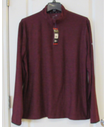 GAPFit Mockneck Long Sleeve Active 1/2 Zip Pullover Windsor Wine Men&#39;s S... - $461.01 MXN