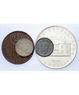 Norway 4-Coin Set 1894 &amp; 1942 10 Ore 1912 5 ore 1964 10 Kroner - €69,37 EUR