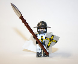 MV Teutonic Knight Knight Army Castle soldier spear Minifigure US Shipping Wareh - $7.29