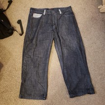 EUC VINTAGE 90s 00s Ecko Carpintero Baggy Jeans Retro Wide Leg Black  38 x 27 - £30.25 GBP