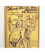 March Davis Bicycles 1897 Advertisement Victorian Bikes Faultless Yellow... - $27.57 CAD