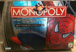 Monopoly SPIDER-MAN Edition 2006 Board Game With All 6 Collectible Metal Tokens - £14.28 GBP