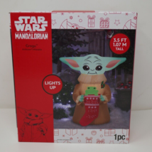 Gemmy Disney Star Wars Mandalorian Grogu Baby Yoda Christmas Inflatable - £32.16 GBP