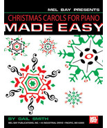Christmas Carols For Piano Made Easy/ For Beginners/Good Arrangements! - $9.99