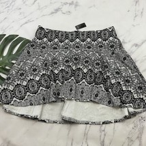Torrid Bonded Lace Flounce Mini Skirt Plus Size 3x New Black White A-Lin... - $29.69