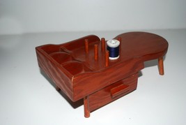 Miniature Cobblers Bench Thread Holder with Drawer, Compartments - £43.52 GBP