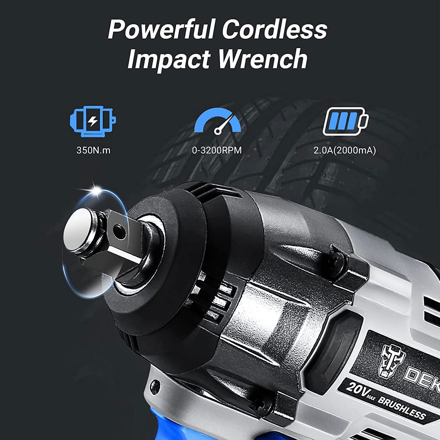 Cordless Impact Wrench,20V Power Impact and similar items