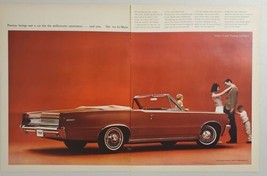 1963 Print Ad The 1964 Pontiac Le Mans Convertible Wide-Track Happy Family - £13.88 GBP
