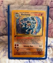 Machamp 1st Edition Holo 8/102 Rare Pokemon Card ***Mint - £56.11 GBP