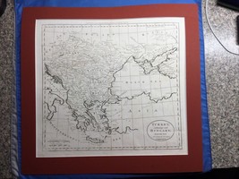 Mathew CAREY / Map Turkey in Europe and Hungary ORIGINAL copperplate 1795 - $4,711.89 MXN