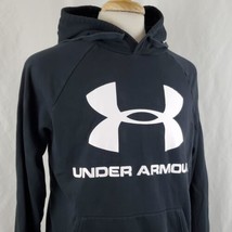Under Armour Hoodie Pullover Sweatshirt Adult Large Black Cotton Pocket ... - £14.93 GBP