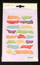 Miss Elizabeth&#39;s Scrapbook Gel Stickers Kids Birthday Age Phrase 1 - 12 ... - $1.77