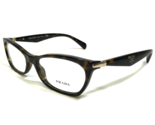 PRADA Eyeglasses Frames VPR 15P 2AU-1O1 Brown Tortoise Gold Cat Eye 53-1... - $116.66