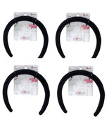 Lot of 4 Scunci Real Style Trend Alert! Velvet Headband - 4 Pieces - Black - $14.84