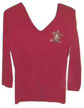 Authentic Celine Wmen&#39;s dark pink T-shirt SZ M - £58.99 GBP
