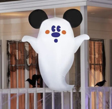 Disney Halloween Mickey Mouse Ghost Hanging Airblown Inflatable 4 ft New 2023 - £51.86 GBP