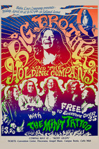 Big Brother &amp; Holding Comp. Fresno California 1968 STICKER Big Size  &amp; U... - $9.50