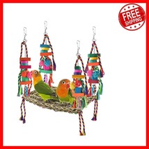 Versatile Seagrass Foraging Swing for Small Birds - Ideal Indoor &amp; Outdo... - $537.30 MXN
