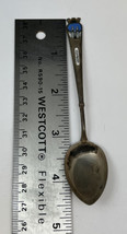 Old Germany 800 Silver KFK Jserlohn Iserlohn Souvenir Spoon Enamel - £19.46 GBP