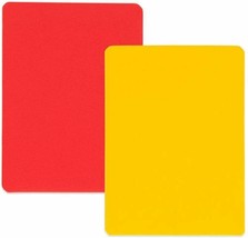 Champion Sports Referee Cards (Includes 1 red and 1 yellow referee card)... - $9.89