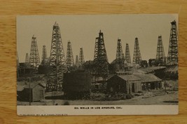 Vintage Early Postcard California UDB Oil Wells in Los Angeles EP Charlton - £10.27 GBP