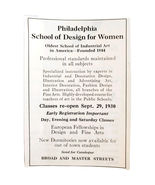 1930 Philadelphia School Of Design For Women Advertisement Artist School... - €17,16 EUR