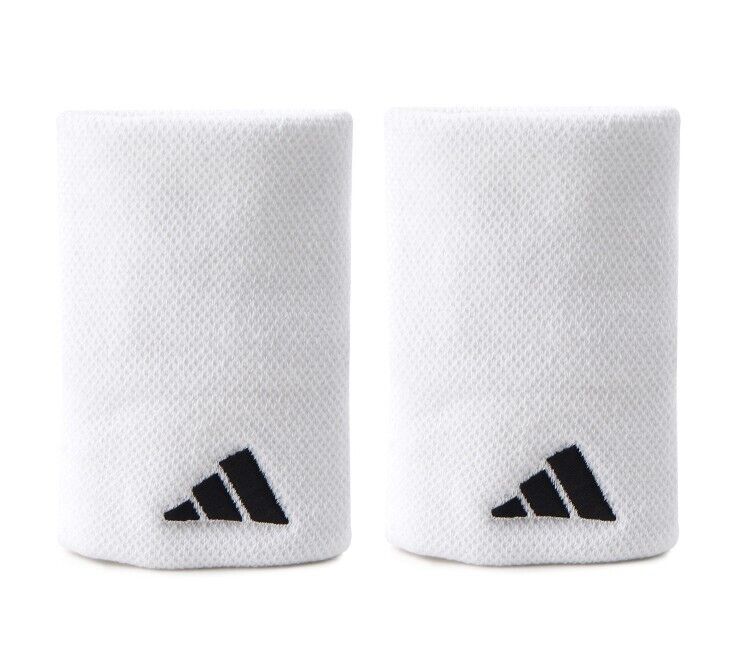 adidas Tennis Wristbands Sports Badminton Squash Sweatband White 2 PC NW... - $21.51