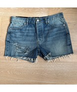 BDG Urban Outfitters Boyfriend Low-Rise Distressed Cutoff Denim Jean Sho... - $34.99